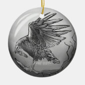 Magic Raven Keramisch Ornament (Voorkant)