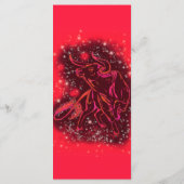 Magic Red Neon Bull op Sterrennacht Menu (Achterkant)