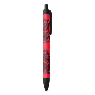 Magic Red Neon Bulls met een verbluffende Sterrenn Blauwe Inkt Pen
