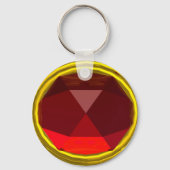 MAGIC RED RUBY GEMSTONE SLEUTELHANGER (Voorkant)