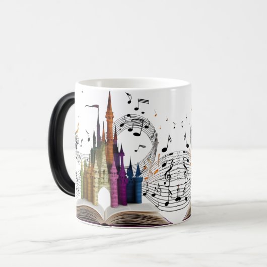 Magic Reveal Enchanted Castle Morphing Mug Magische Mok (Voorkant links)