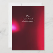 MAGIC RINGS, MONOGRAM parchment gem red burgundy Kaart (Achterkant)