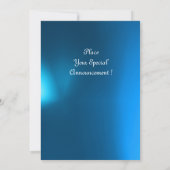 MAGIC RINGS, MONOGRAM-perkamentblauw Kaart (Achterkant)
