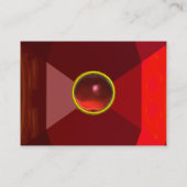 MAGIC RUBY, helder levendig rood Visitekaartje (Achterkant)