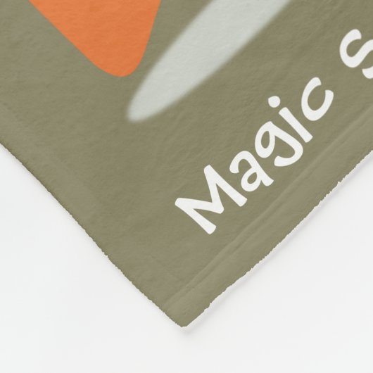 Magic Scare Away Monsters Fleece Deken (Hoek)