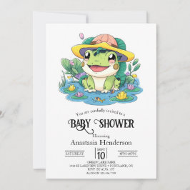 Magic Schattige Frog Baby shower Kaart