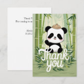 Magic Schattige Panda Bedankkaart (Voorkant / Achterkant)