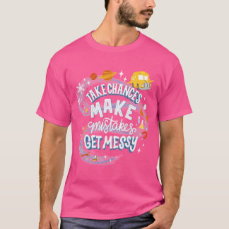 Magic Schoolbus Frizzle Citaat vintage T-shirt