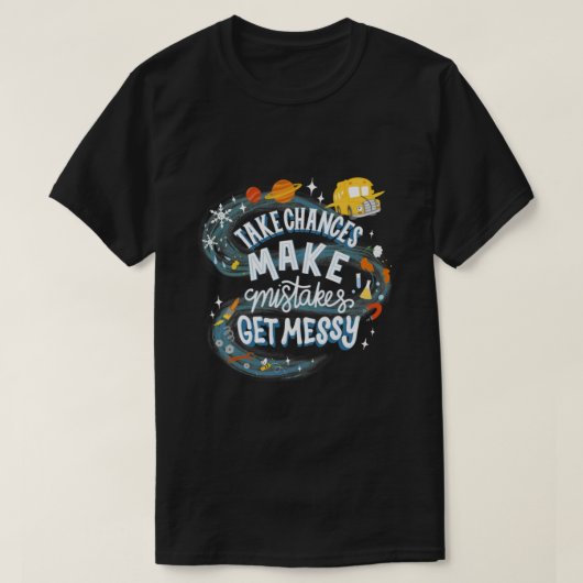 Magic Schoolbus Frizzle Quote Classic T-Shirt.png T-shirt (Design voorkant)