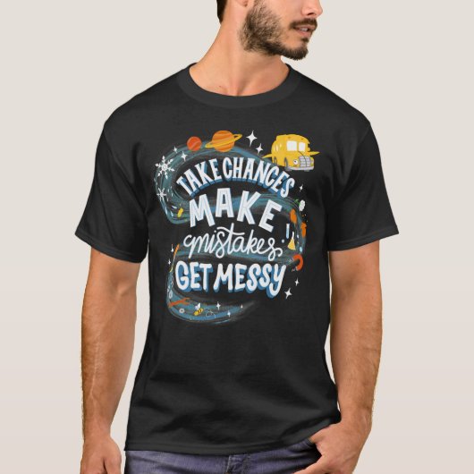 Magic Schoolbus Frizzle Quote T-shirt (Voorkant)