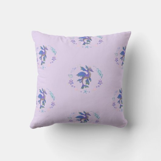 Magic Seahorse Pillow Kussen (Achterkant)