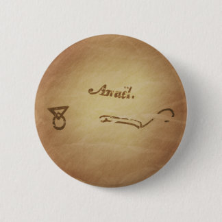 Magic Seal Angel Anael Bescherming Magic Charms Ronde Button 5,7 Cm