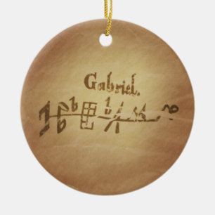 Magic Seal Angel Gabriel Protection Magic Charms Keramisch Ornament