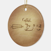 Magic Seal Engel Cassiel Bescherming Magic Charms Keramisch Ornament (Links)