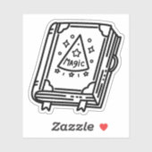 Magic sell boek doodle sticker (Vel)