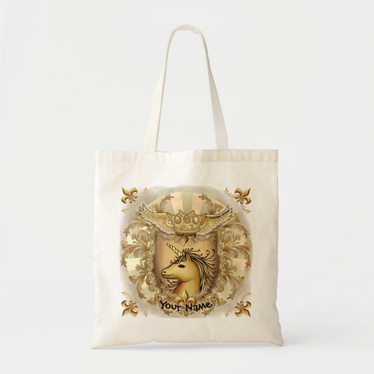 Magic Shield Unicorn Tote Bag (Voorkant)