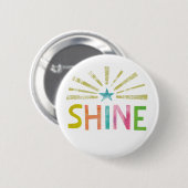 Magic Shine Ronde Button 5,7 Cm (Voorkant /achterkant)