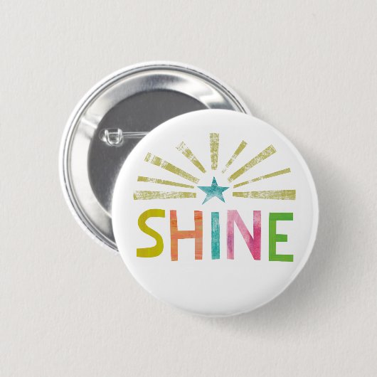 Magic Shine Ronde Button 5,7 Cm (Voorkant /achterkant)