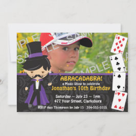 Magic Show Birthday Party Kaart