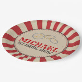 Magic Show Circus Verjaardagsfeestje Papier Bord (Gekanteld)