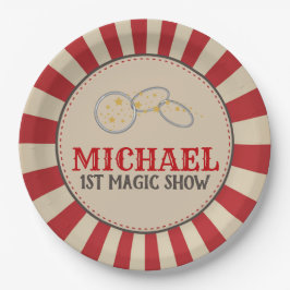 Magic Show Circus Verjaardagsfeestje Papier Bord