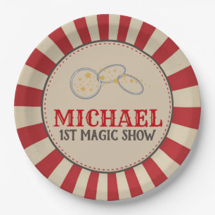 Magic Show Circus Verjaardagsfeestje Papier Bord