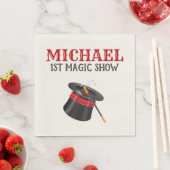 Magic Show Circus Verjaardagsfeestservetten Servet (Insitu)