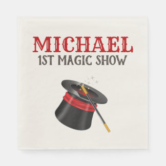 Magic Show Circus Verjaardagsfeestservetten Servet