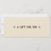 Magic Show Gift Certificate Template Kaart (Achterkant)