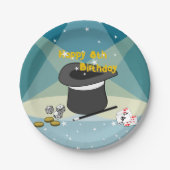 Magic Show Happy 8th Verjaardag Kinder Feest Papieren Bordje (Voorkant)