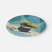 Magic Show Happy 8th Verjaardag Kinder Feest Papieren Bordje (Gekanteld)