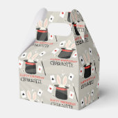 Magic Show Magician Kids Verjaardag Custom Naam Bedankdoosjes (Achterkant)