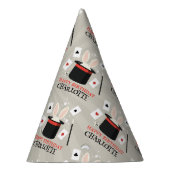 Magic Show Magician Kids Verjaardag Custom Naam Feesthoedjes (Rechts)