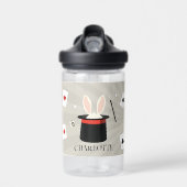 Magic Show Magician Kinder aangepaste naam School Waterfles (Voorkant)