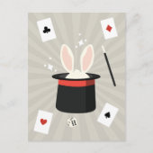 Magic Show Magician Kinder Feestdagenkaart (Voorkant)