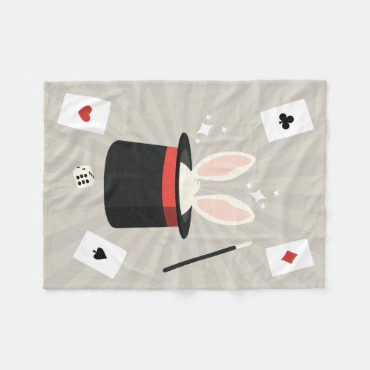Magic Show Magician Kinder Fleece Deken (Voorkant (Horizontaal))