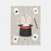 Magic Show Magician Kinder Fleece Deken (Voorkant)
