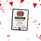 Magic Show Verjaardagsfeest Kaart