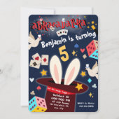 Magic Show verjaardagsfeestje voor kinderen Kaart (Voorkant)