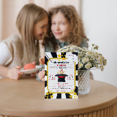 Magic Show Verjaardagsfeestuitnodiging Kaart