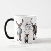 Magic Silhouette Reindeer Magische Mok (Links)