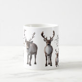 Magic Silhouette Reindeer Magische Mok (Center)