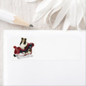 Magic Sleigh Sheltie Etiket (Insitu)