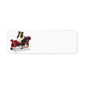 Magic Sleigh Sheltie Etiket (Voorkant)