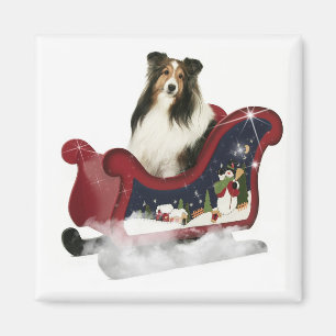 Magic Sleigh Sheltie Magneet