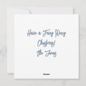 Magic Snow Fairy Kerst Flat Vakantie Kaart (Achterkant)