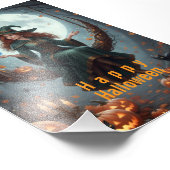 Magic Sorcery Halloween Family Foto Afdruk (Hoek)