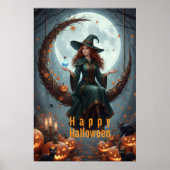 Magic Sorcery Halloween Family Poster (Voorkant)