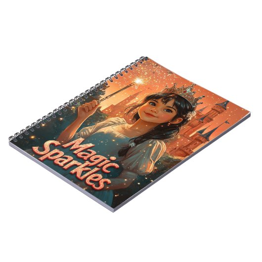 Magic Sparkles Princess Journal - Leuk Notitieboek (Linkerzijde)