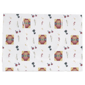 Magic Spell Books Witchcraft Kids Birthday Groot Cadeauzakje (Achterkant)